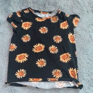 girls sunflower shirt